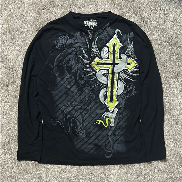 Vintage MMA Elite Long Sleeve Shirt - Picture 1 of 3